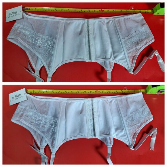 Coquette Sturdy White Garter Belt – New With Tags (8 Available) - Picture 11 of 12